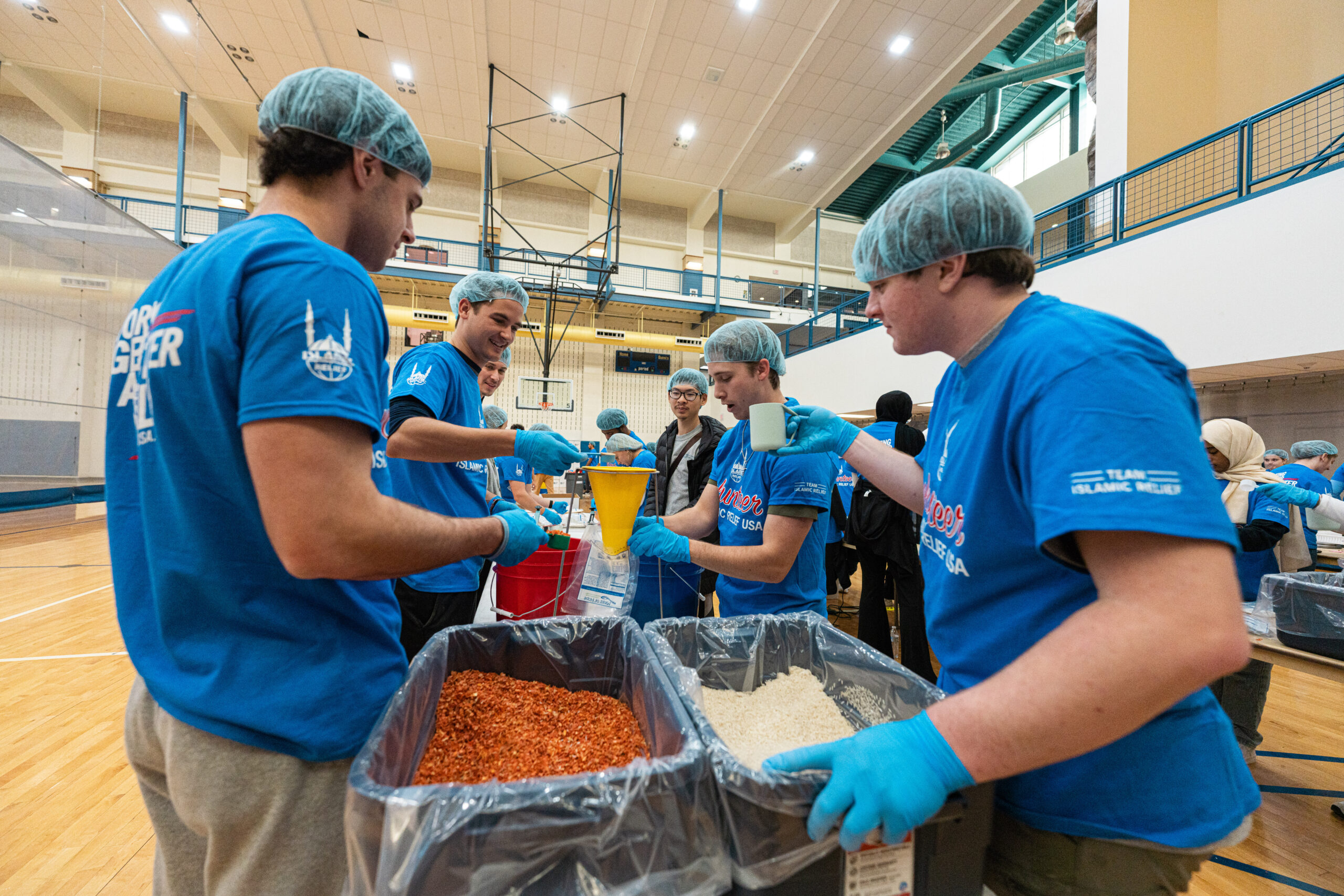 Muslim Student Association assembles meals for West Virginians